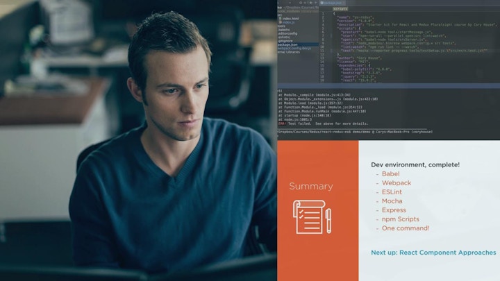 Building Applications with React and Redux course thumbnail
