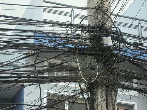 Tangled Power Lines