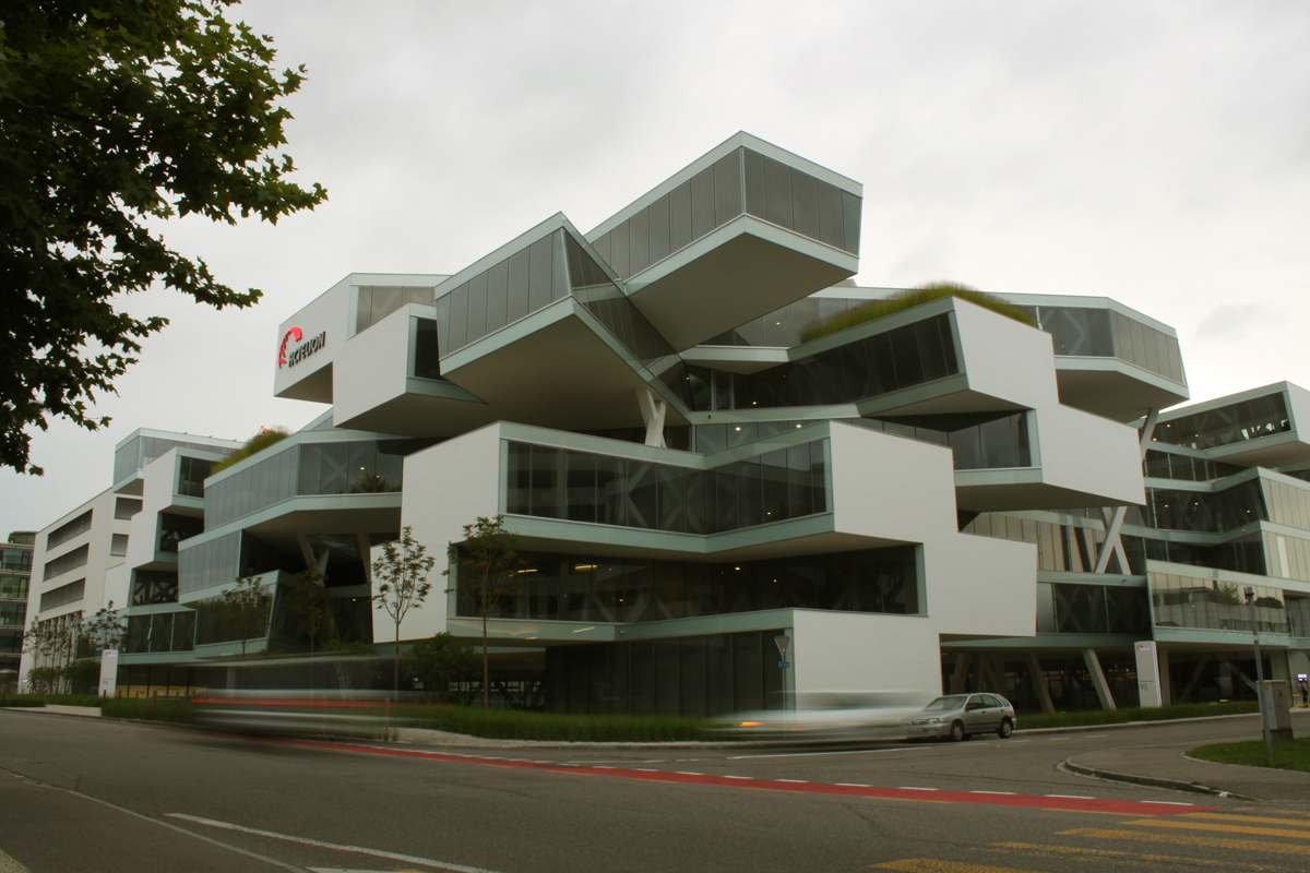 Herzog & deMeuron _ Actelion building by Thomas Mezaros at http://www.flickr.com/photos/30827420@N04/6041632656/