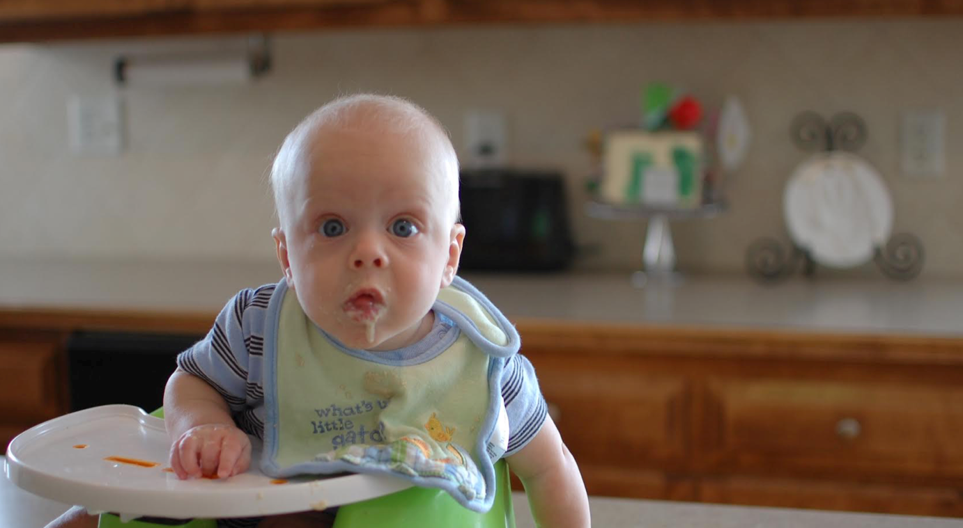 Try to imagine an ugly baby here. My son is clearly adorable.