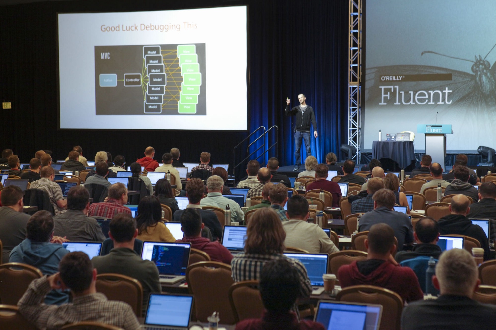 Cory House speaking at Fluent Conference