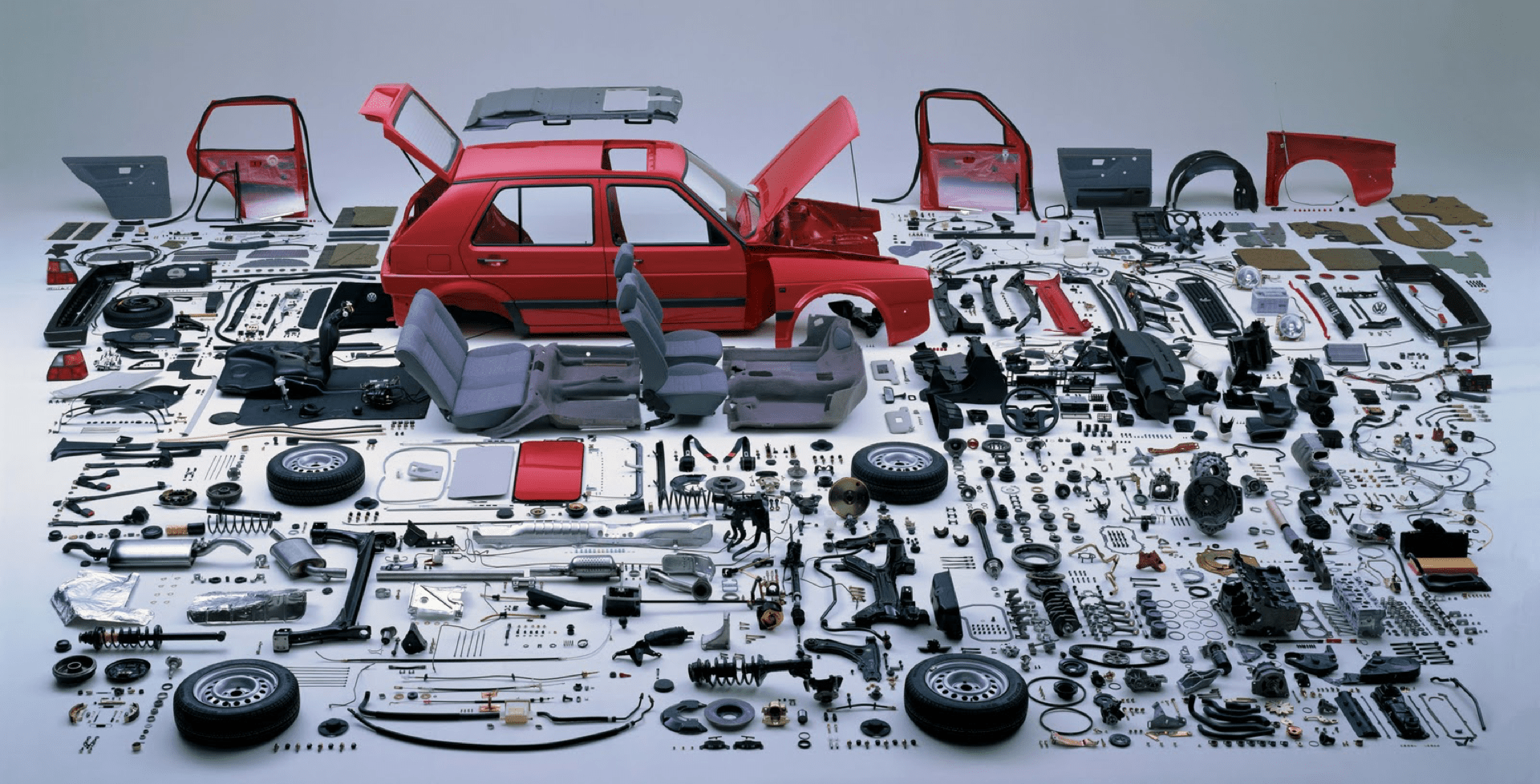 Car component pieces
